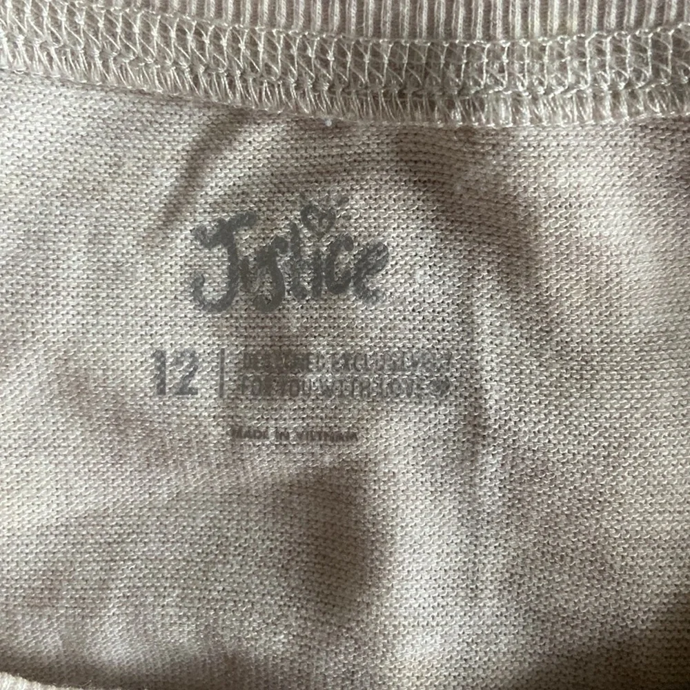 JUSTICE LONG SLEEVE SHIRT